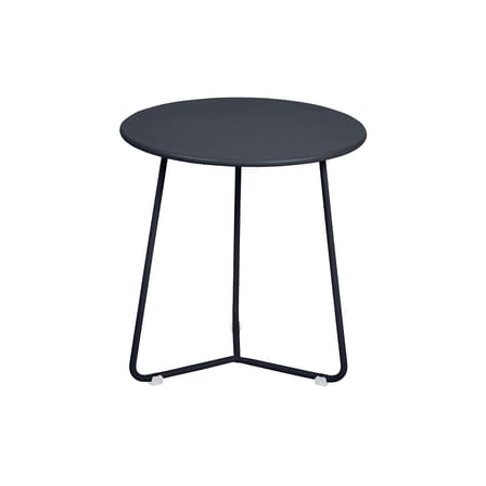 Table d'appoint Cocotte métal gris noir / Ø 34 x H 36 cm - Fermob