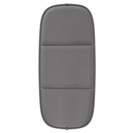 Accessoire  tissu gris noir / Coussin d'assise pour canapé HiRay - Recyclé - Kartell
