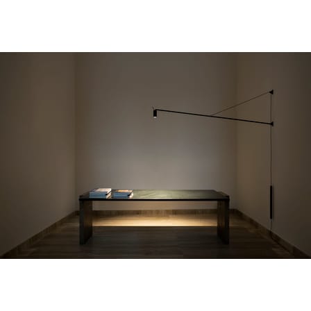 Applique avec prise Swan LED métal / Orientable - L 184 cm - Nemo