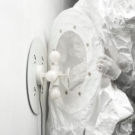 Applique Maap 2 / 240 x 155 cm - Mur lumineux modelable en Tyvek - Flos