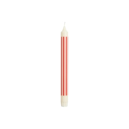 Bougie longue Pattern cire rouge - Hay