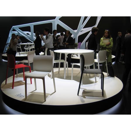 Chaise empilable First plastique vert / Stefano Giovannoni, 2007 - Magis