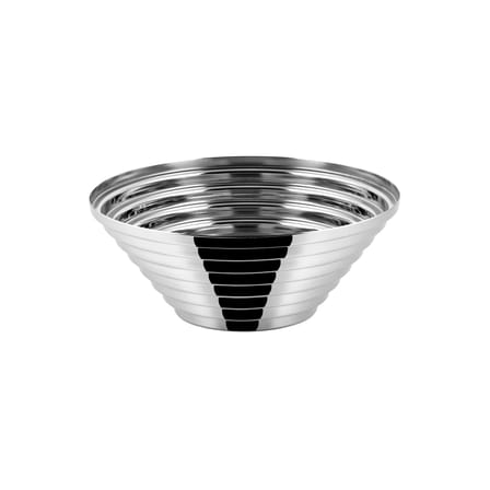 Corbeille Maya métal argent / Giulio Confalonieri, 1977 - Ø 25 cm - Alessi