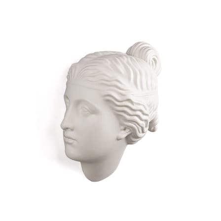 Decorazione Memorabilia Mvsevm ceramica bianco / Testa donna - H 37 cm - Seletti