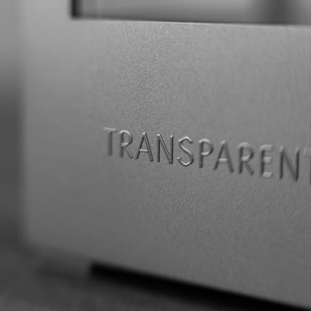 Enceinte Bluetooth Small transparente / L 26 x H 20 cm - Verre trempé - Transparent Speaker