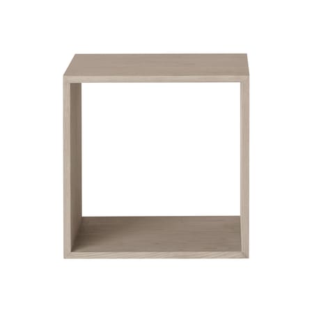Étagère Stacked bois naturel / Medium carré 43x43 cm / Sans fond - Muuto