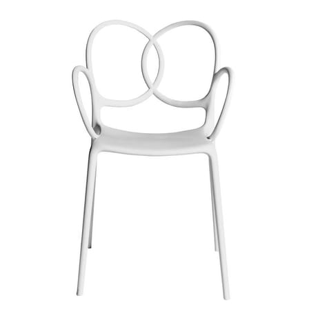 Fauteuil empilable Sissi plastique blanc Outdoor - Driade
