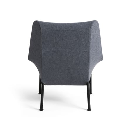 Fauteuil lounge O2 tissu gris - Hay