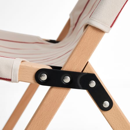 Fauteuil pliant Outdoor Market tissu beige / Jasper Morrison - Hay