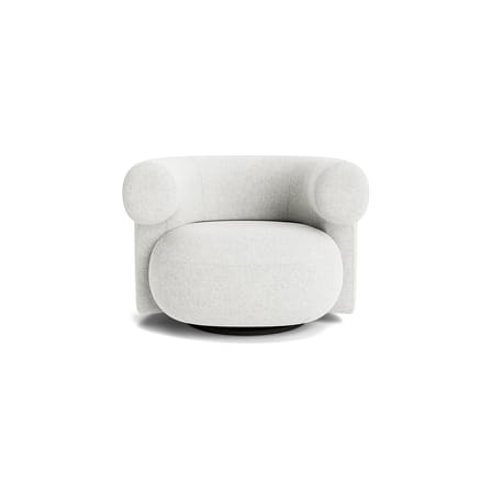 Fauteuil pivotant Burra tissu gris - Normann Copenhagen