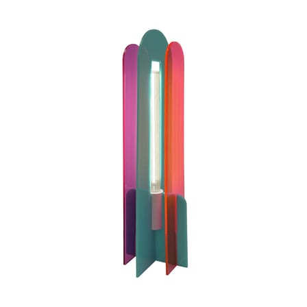 Lampe de table Andy multicolore / H 59,5 cm - Acrylique - ELEMENTS LIGHTING