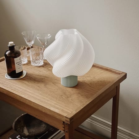 Lampe de table Soft Serve Regular vert / H 26 cm - CRÈME ATELIER