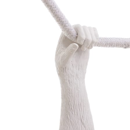 Lampe Monkey Swing plastique blanc / Indoor - L 60 cm - Seletti