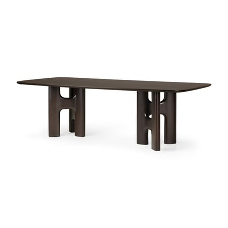 rechteckiger Tisch Flow holz braun / 250 x 113 cm - 10 Personen - Ethnicraft