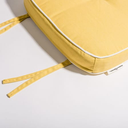Al Fresco Stacking chair metal yellow / Cushion included - BUSINESS & PLEASURE