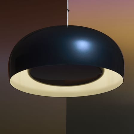 Suspension Brush Grande métal noir / Ø 60 cm - Petite Friture