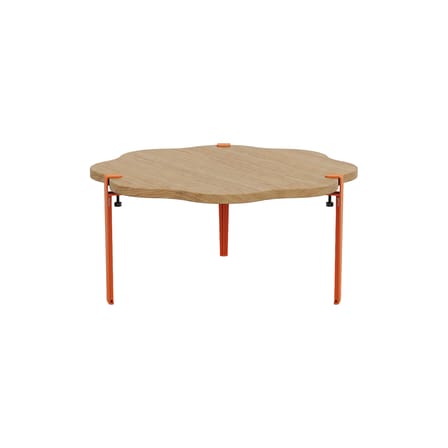 Table basse Vague by Uchronia / Ø 80 x H 43 cm - Chêne massif - TIPTOE