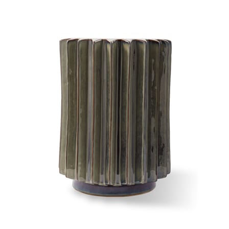 Table d'appoint Okra céramique bleu / Ø 34 x H 46 cm - POLSPOTTEN