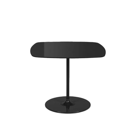 Table d'appoint Thierry verre noir / 50 x 50 x H 40 cm - Verre - Kartell