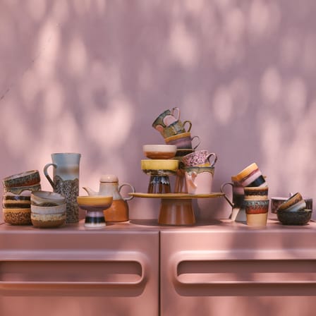 Set de 6 tasses à café 70s ceramics / 23 cl - HK LIVING