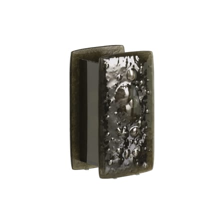 Vase Opalia verre marron / 25 x 25 x H 43 cm - Glas Italia