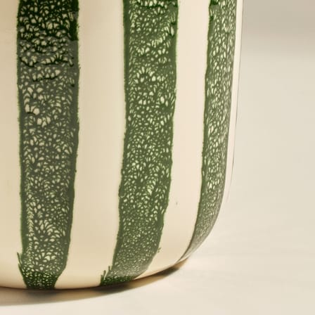 Vase Riviera Small céramique vert / H 14 cm - Maison Sarah Lavoine
