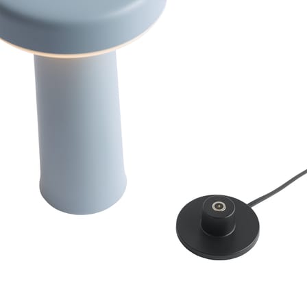 Ease Wireless rechargeable outdoor lamp plastic material blue / ABS - Ø 13 x H 21.5 cm - Muuto