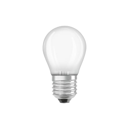 Ampoule LED E27 dimmable Mini Globe P45 Frosted / 4,8W (= 40W) - Blanc chaud - Osram