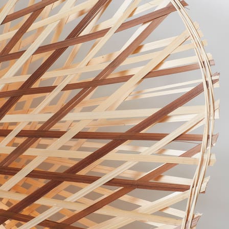Applique avec prise Madura / Ø 60 cm - Bambou - GOOD&MOJO
