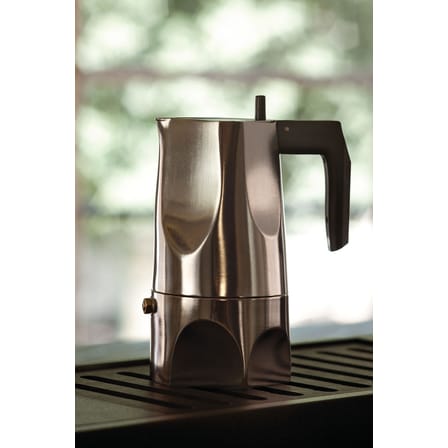 Cafetière italienne Ossidiana noir métal / 3 tasses - Alessi