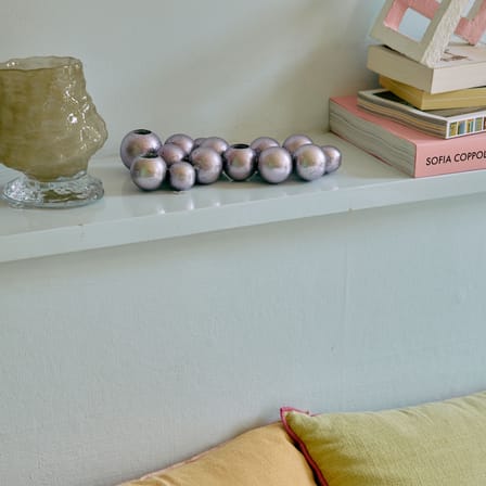 Chandelier Bubble métal violet / 25 x 12 cm - HK LIVING