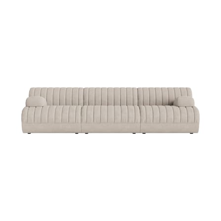 Canapé modulable Coltre tissu beige / 3 places - L 270 cm - Muuto