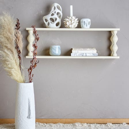 Etagère murale Salino bois blanc / L 80 x H 26 cm - Bloomingville