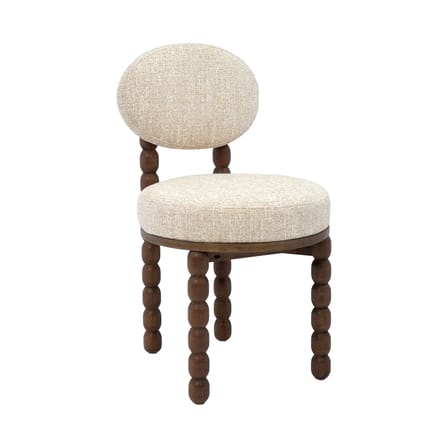 Gepolsterter Stuhl Bold textil beige - NV GALLERY