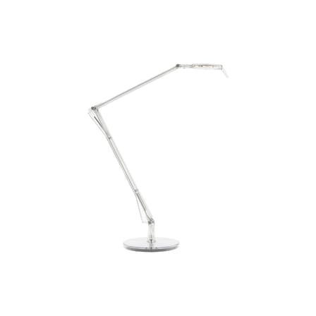Lampe de table Aledin TEC LED plastique transparent / Diffuseur plat - Kartell