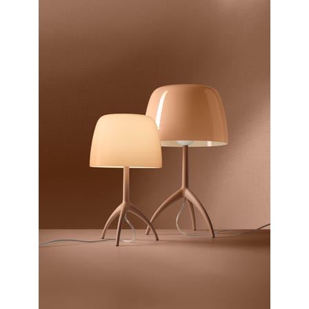 Lampe de table Lumière Nuances Piccola verre rose / H 35 cm - Foscarini