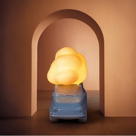 Lampe de table Nuvola céramique bleu / L 34,6 x H 29 cm - Seletti