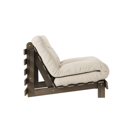 Fauteuil convertible Roots / Dormeuse & lit d'appoint - 3 positions / Structure marron - KARUP DESIGN