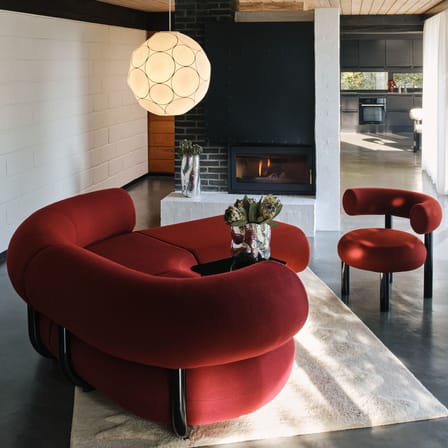 Pendelleuchte Soft Medium textil weiß / Ø 45 cm - Tom Dixon