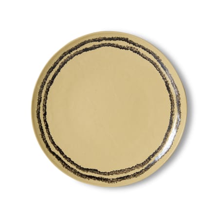 Piatto 70s ceramics ceramica giallo / Set di 2 - Ø 27,5 cm - HK LIVING