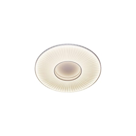 Applique Iris tissu blanc / Plafonnier - LED - Ø 60 cm - Dix Heures Dix
