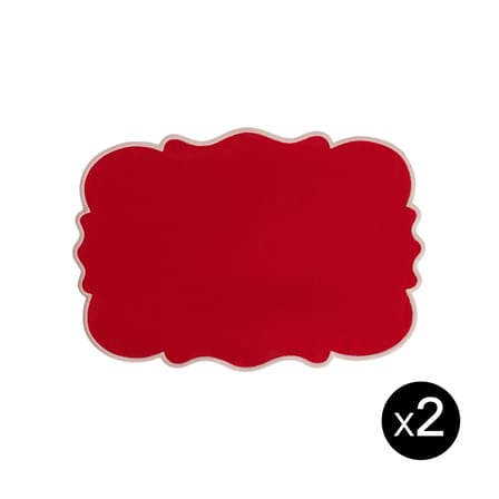 Set de 2 sets de table Smerlato tissu / 33 x 48 cm - Bitossi Home