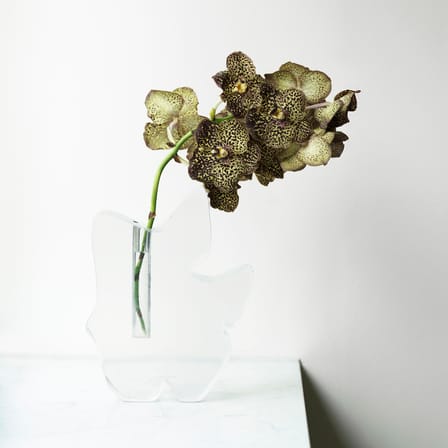 Soliflore Draw Large transparent / Résine - H 28 cm - Normann Copenhagen