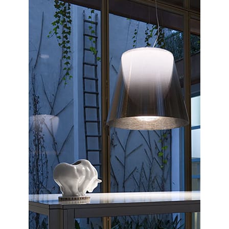 Suspension K Tribe S2 plastique transparent Ø 39.5 cm - Flos