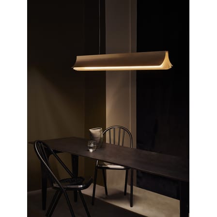 Suspension Respiro LED or métal / L 120 cm - DCW éditions