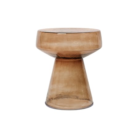 Table d'appoint Clara verre marron / Ø 39 x H 44 cm - BROSTE COPENHAGEN