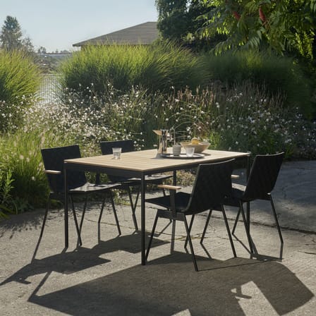 Table rectangulaire Ville AV25 bois naturel / 150 x 90 cm - &tradition
