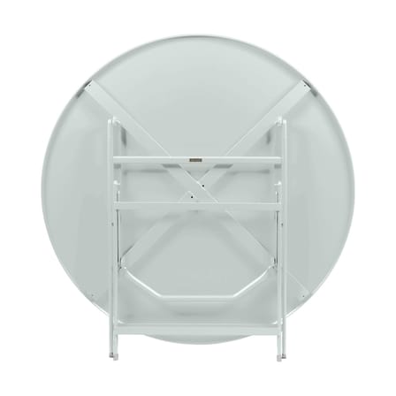 Table pliante Caractère métal gris / Ø 128 cm / 7 personnes - Fermob