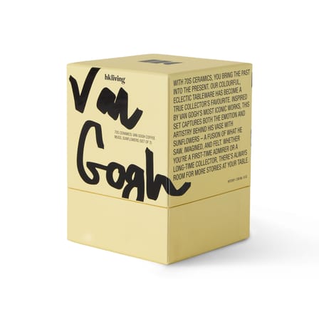 Tazzina da caffè 70s ceramics Van Gogh ceramica giallo / Set di 2 - 23 cl - HK LIVING