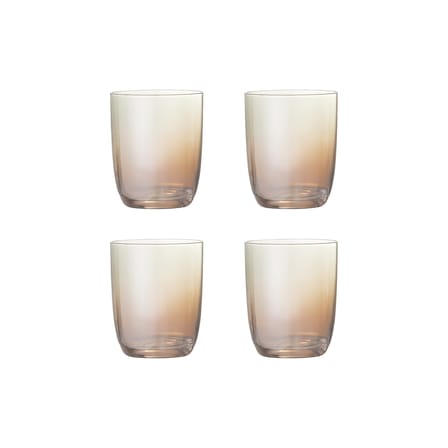 Set de 4 verres Aston marron / 375 ml - Bloomingville